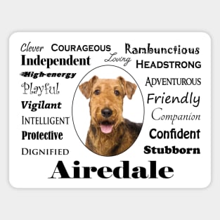 Airedale Traits Magnet